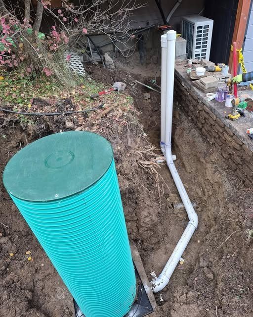 Septic system repair and riser
