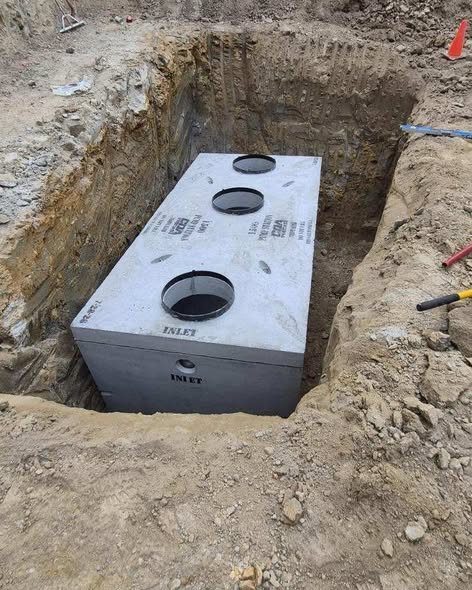 New septic tank set